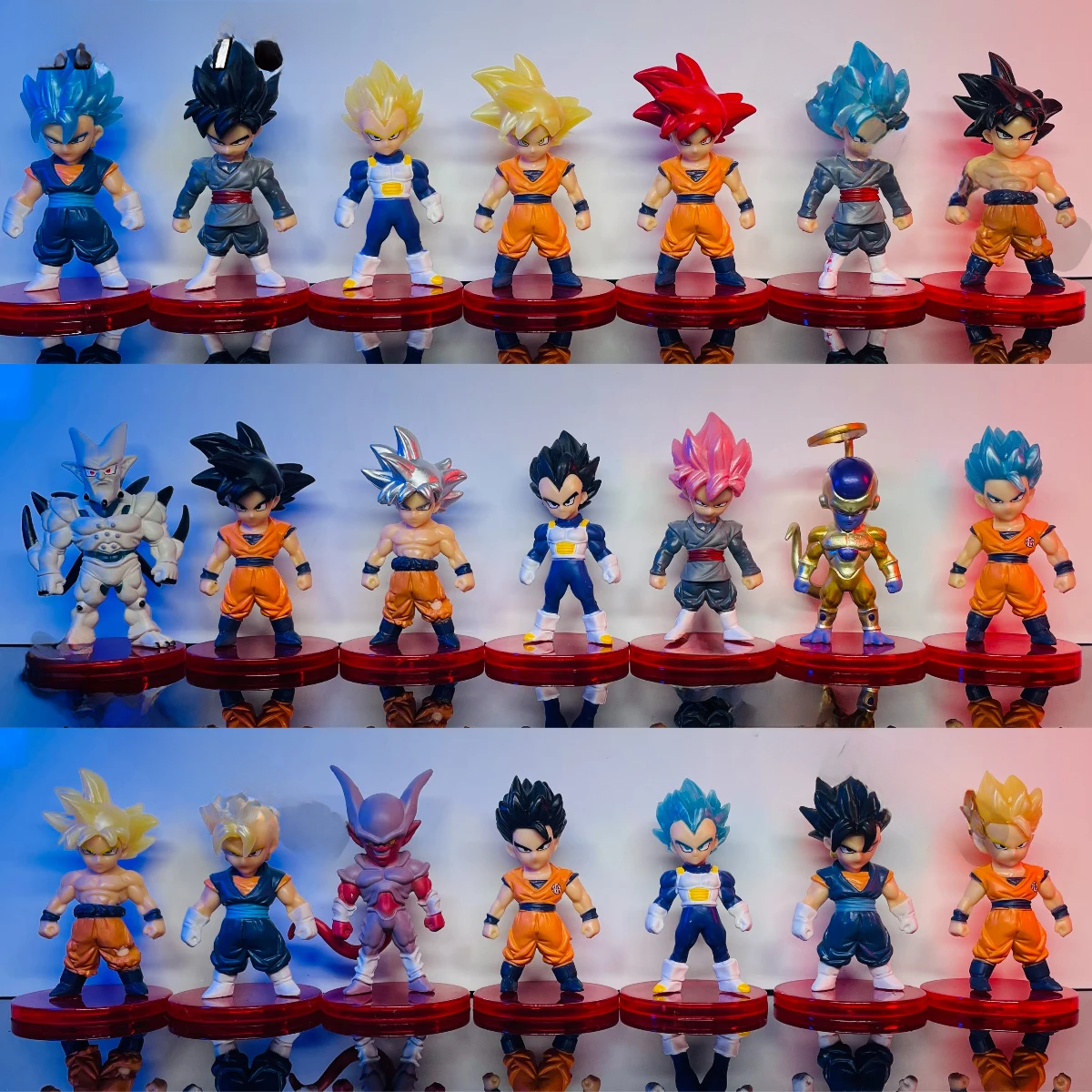 Dragon Ball Z Super Saiyan Son Goku Action Figure Set Collectible Anime Model Gifts for Fans