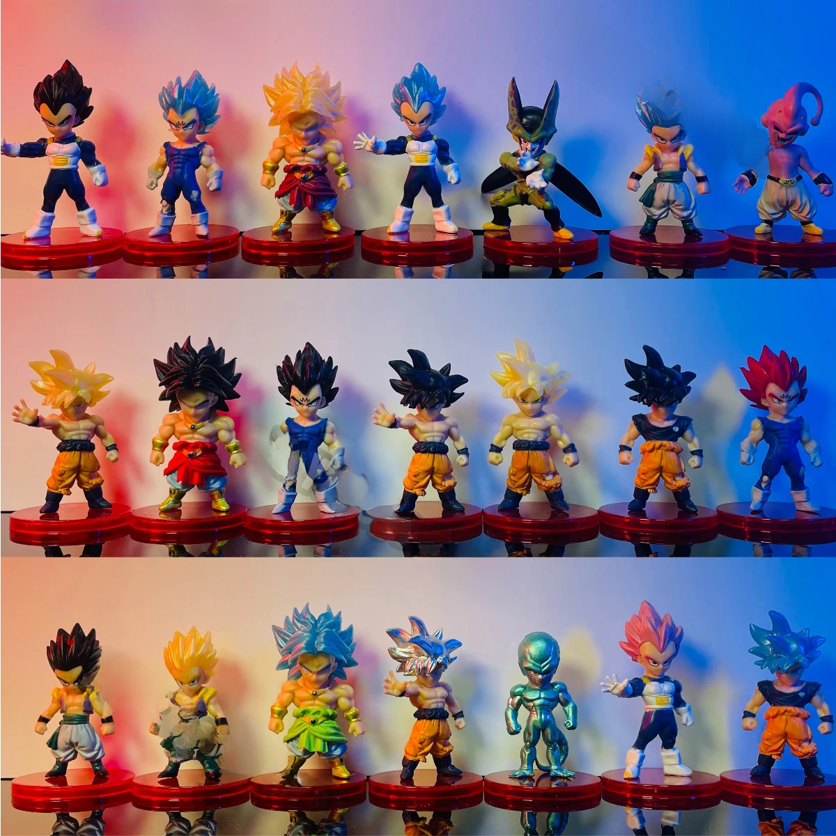 Dragon Ball Z Super Saiyan Son Goku Action Figure Set Collectible Anime Model Gifts for Fans